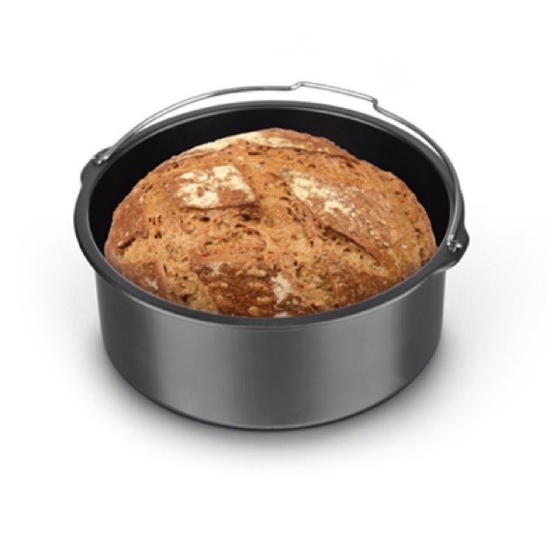 Khay Nướng Bánh Có Quay Xách Cho Nồi Chiên Không Dầu,Chống Dính size 16/18/20cm