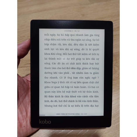 Máy đọc sách Kobo Aura, màn hình phẳng 6inch