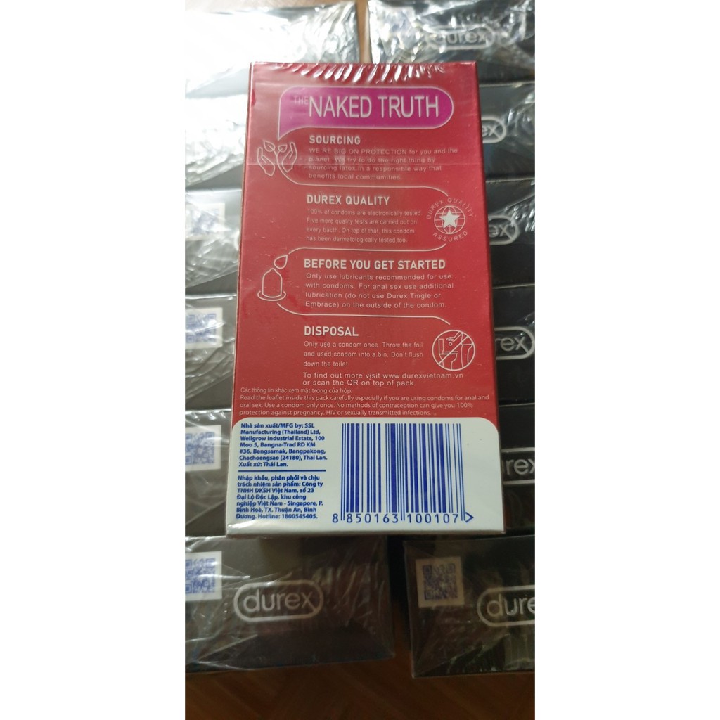 Bao cao su Durex Fetherlite 12 bao