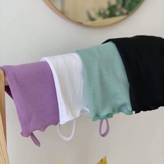Áo croptop HAI DÂY CUỐN BIÊN