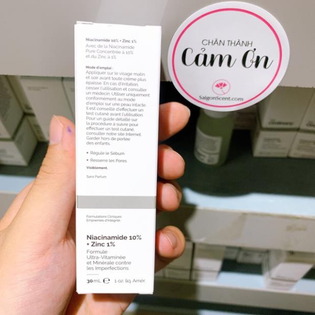 (AUTH) Tinh chất giảm mụn The Ordinary Niacinamide 10% + Zinc 1% ( 30mL ) | BigBuy360 - bigbuy360.vn