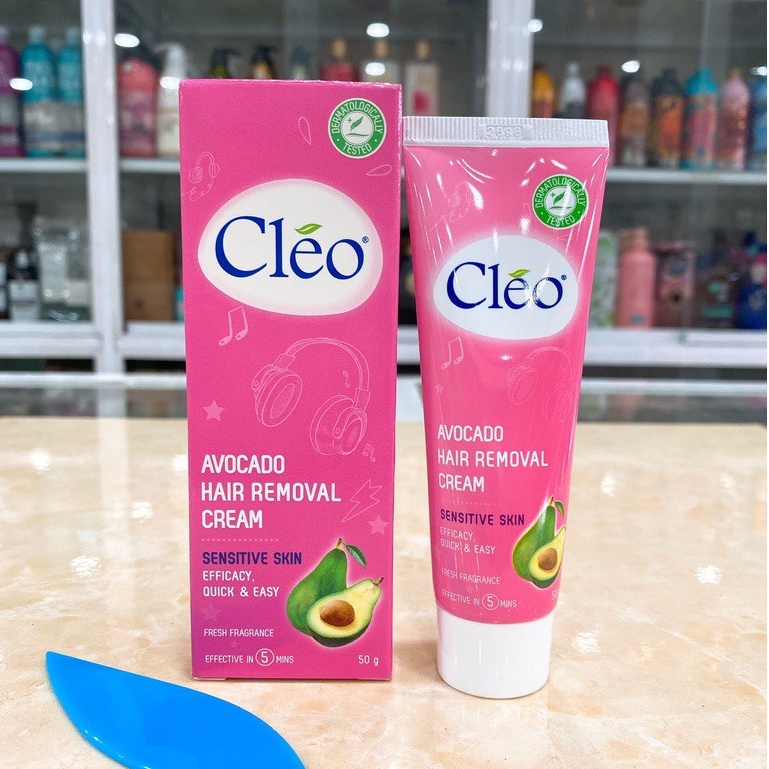 Kem Tẩy Lông Và GEL Mát Da CLEO Cho da thường và da nhạy cảm (50g)