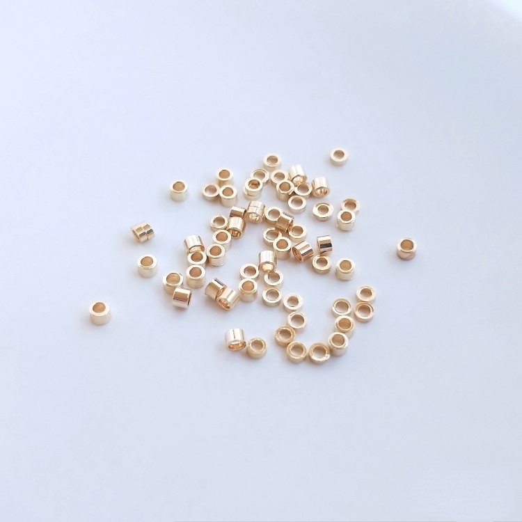 Set 10 Kẹp Ống Thẳng Cố Định Màu Vàng DIY