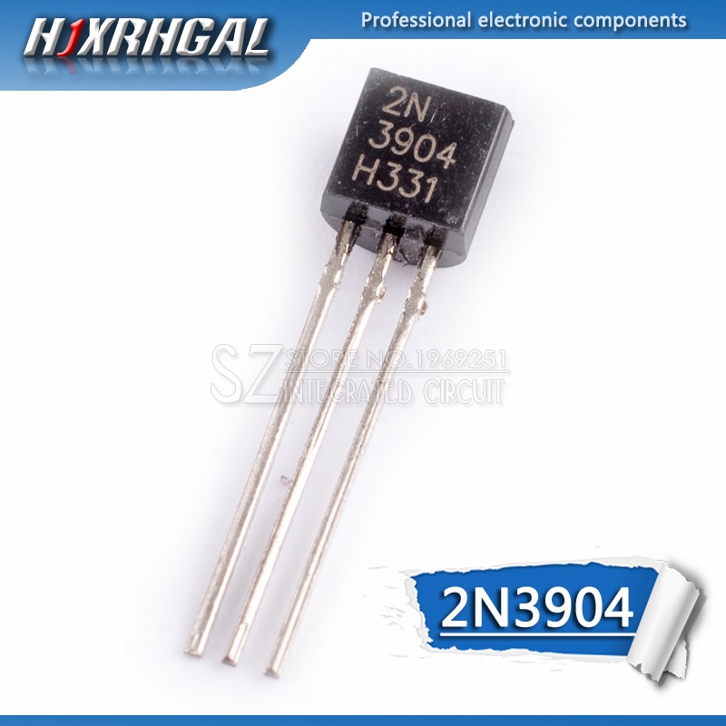 100 chiếc 2N3904 TO-92 3904 TO92 NPN Đa Năng Transistor