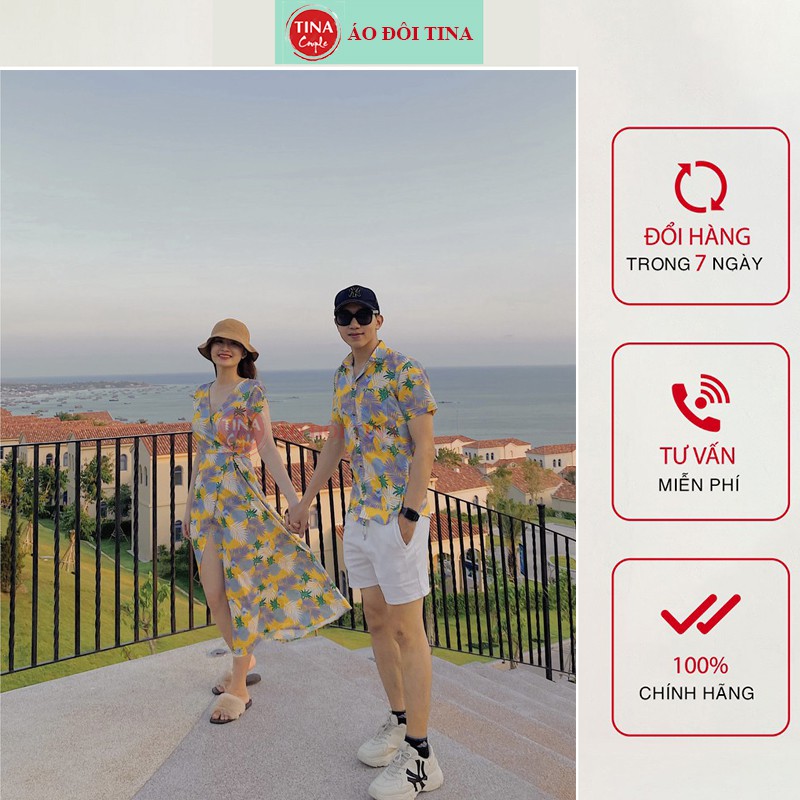 Áo  đôi Chất Liệu Cao Cấp Mềm Mịn Không Nhăn Mẫu Mới