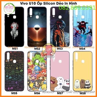 Ốp lưng Vivo U10 dẻo in hình đẹp, bắt mắt Phần A