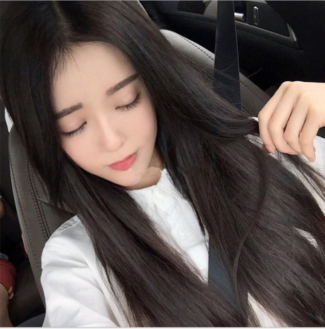 [TẶNG LƯỚI] Tóc giả nữ Hàn Quốc cao cấp có da đầu - TG21