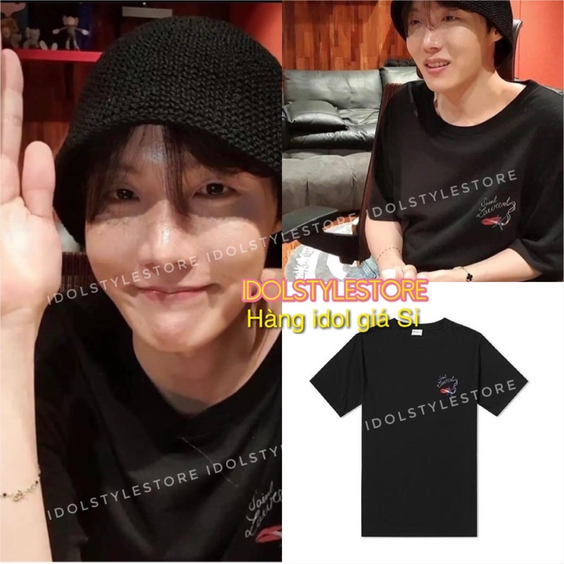 (Áo kèm card Idol) áo thun trong live của J Hope BTS