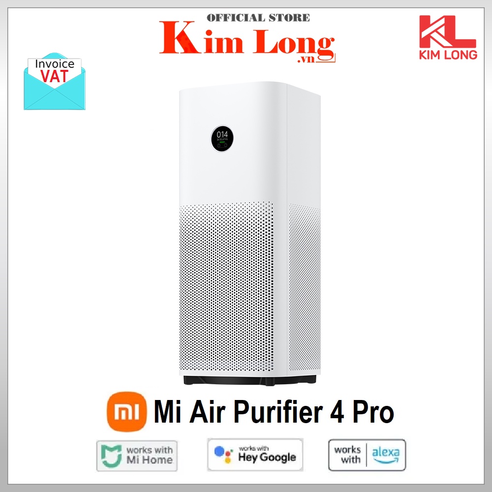 [Bản Quốc Tế - BH 12 tháng] Máy lọc không khí Xiaomi Mi Air Purifier 4 Pro (60m2) AC-M15-SC - Hàng Chính hãng