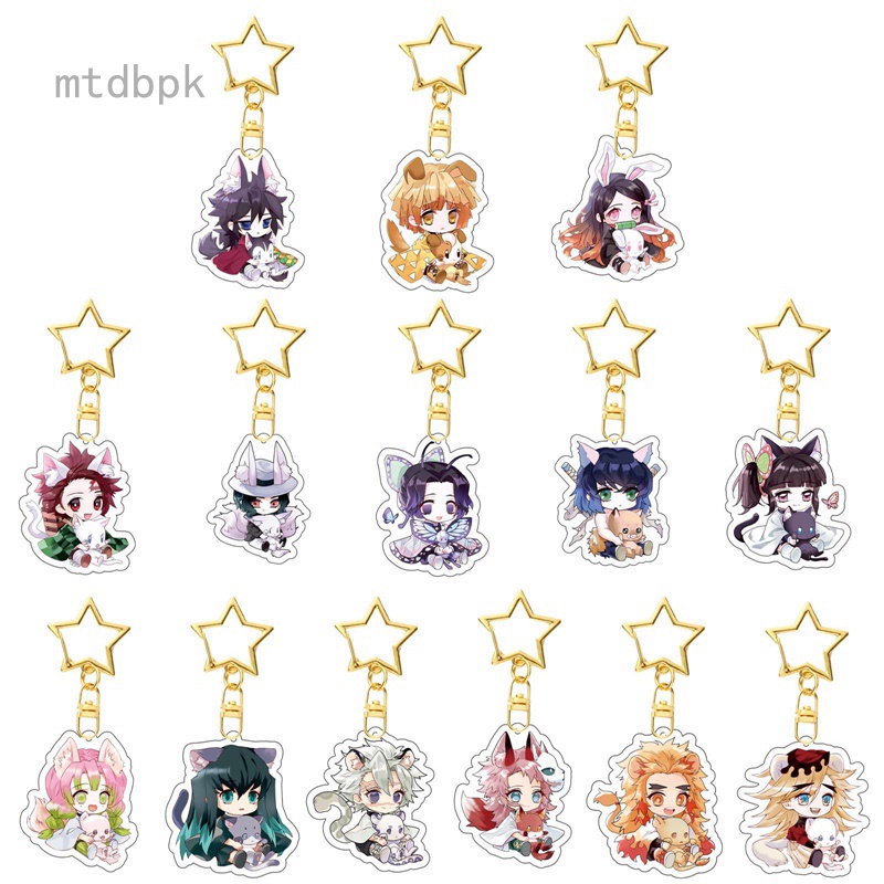 Mtdbpk Mặt Dây Chuyền Hình Vũ Khí Mặt Nạ Demon Slayer Merchandise Nezuko Tanjirou