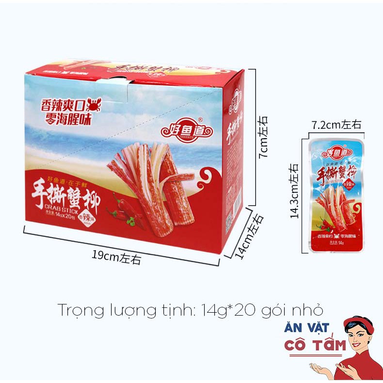 🔥Shop khuyên dùng🔥 THANH CUA XÉ SỢI thanh cá thơm mềm nhiều vị ăn vặt cay cay thơm ngon khó cưỡng