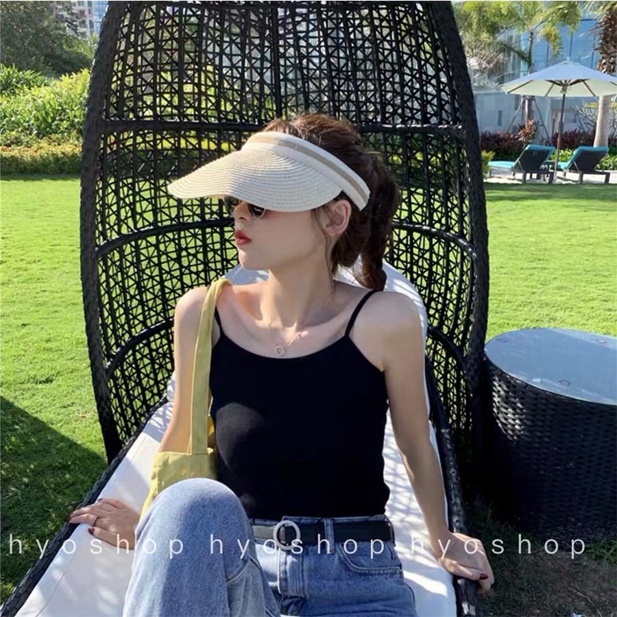 Áo Nữ hai dây HYO Cotton đẹp co dãn Freesize dưới 65kg