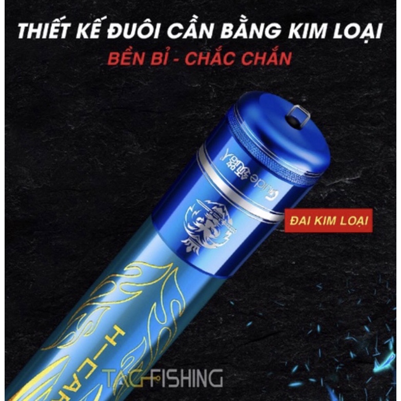 Cần câu tay Giide Phục Long 19i chuyên săn hàng tặng ngọn phụ và chế độ bảo hành 2 long 2 năm miễn phí