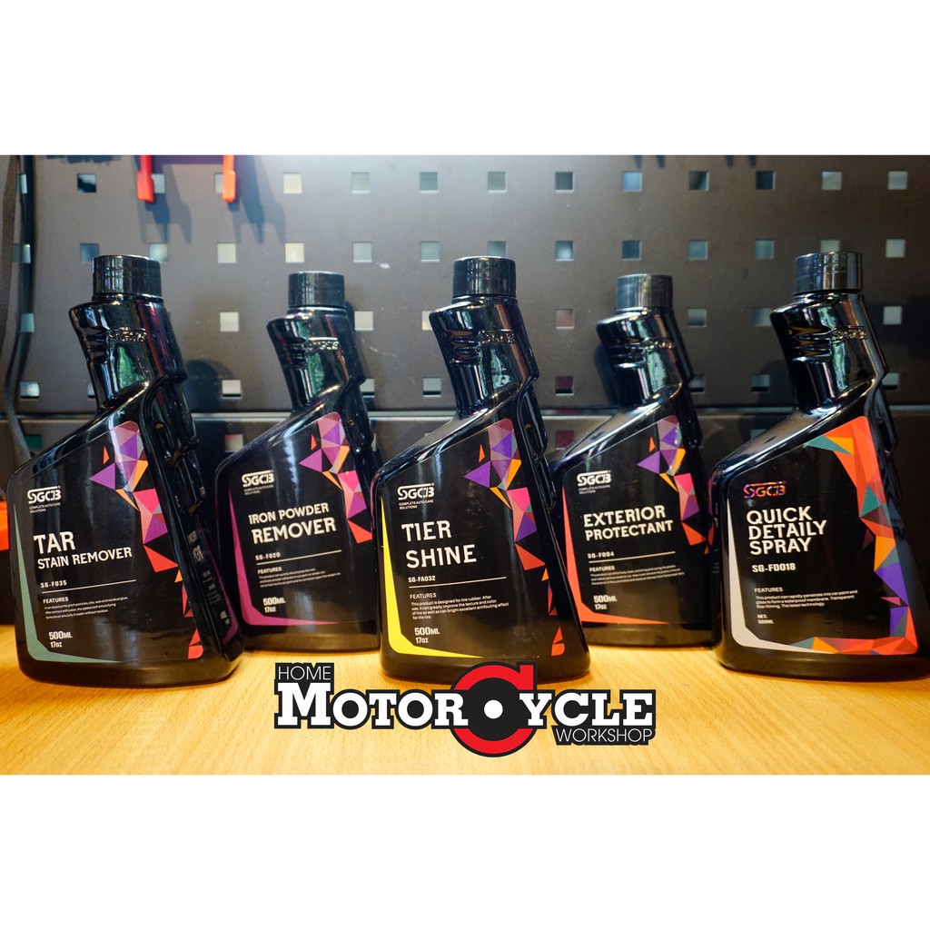 Combo chăm sóc xe tại nhà SGCB tặng khăn Microfiber - Home Motorcycle Workshop