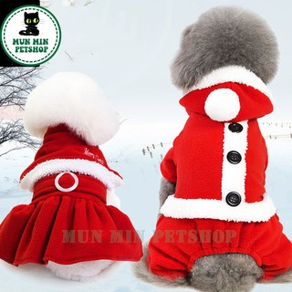 Quần áo noel cho chó mèo