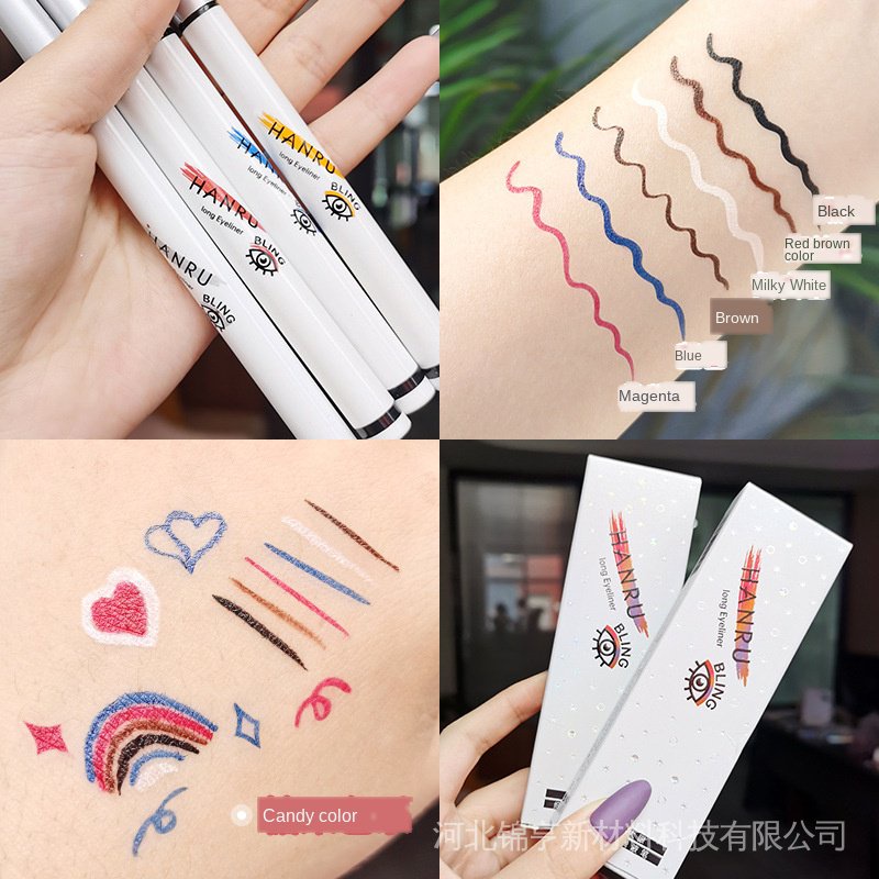 Bút kẻ mắt dạng lỏng màu đen chống thấm nước lâu trôi