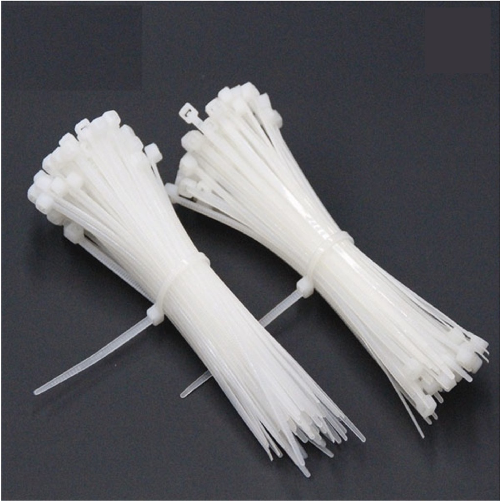 Dây rút nhựa màu trắng Dây rút nhựa đủ kích cỡ 10CM, 20CM, 30CM, 40CM  - DNX IPURE