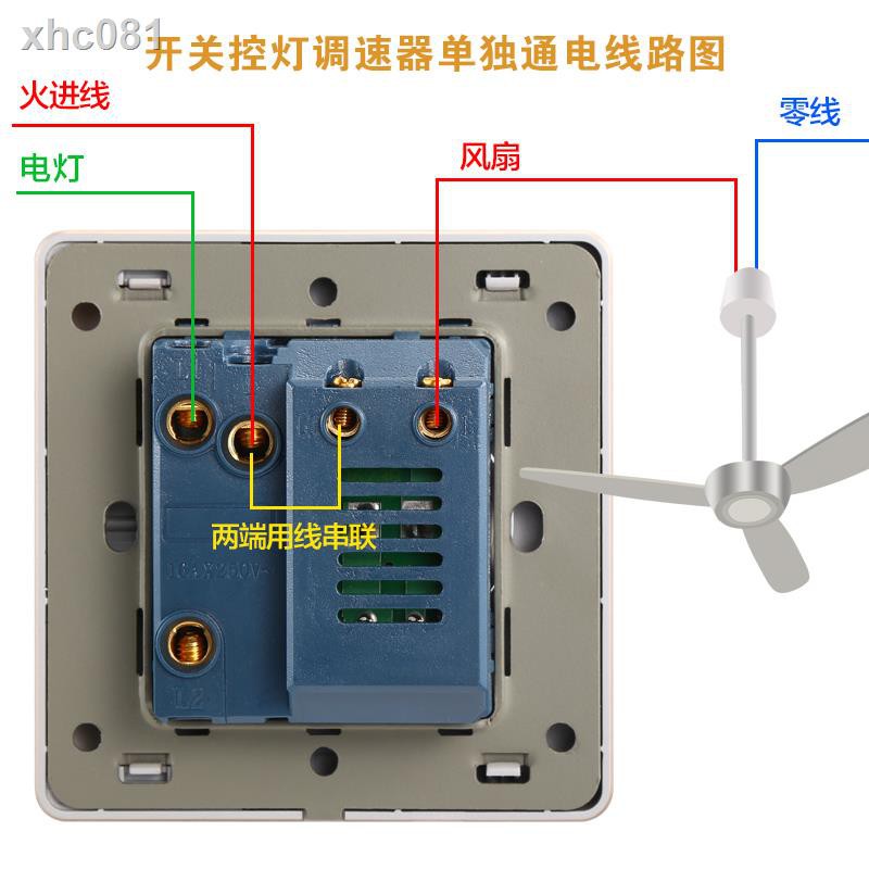 Bộ Điều Khiển Tốc Độ Quạt Trần 86 Loại 220v