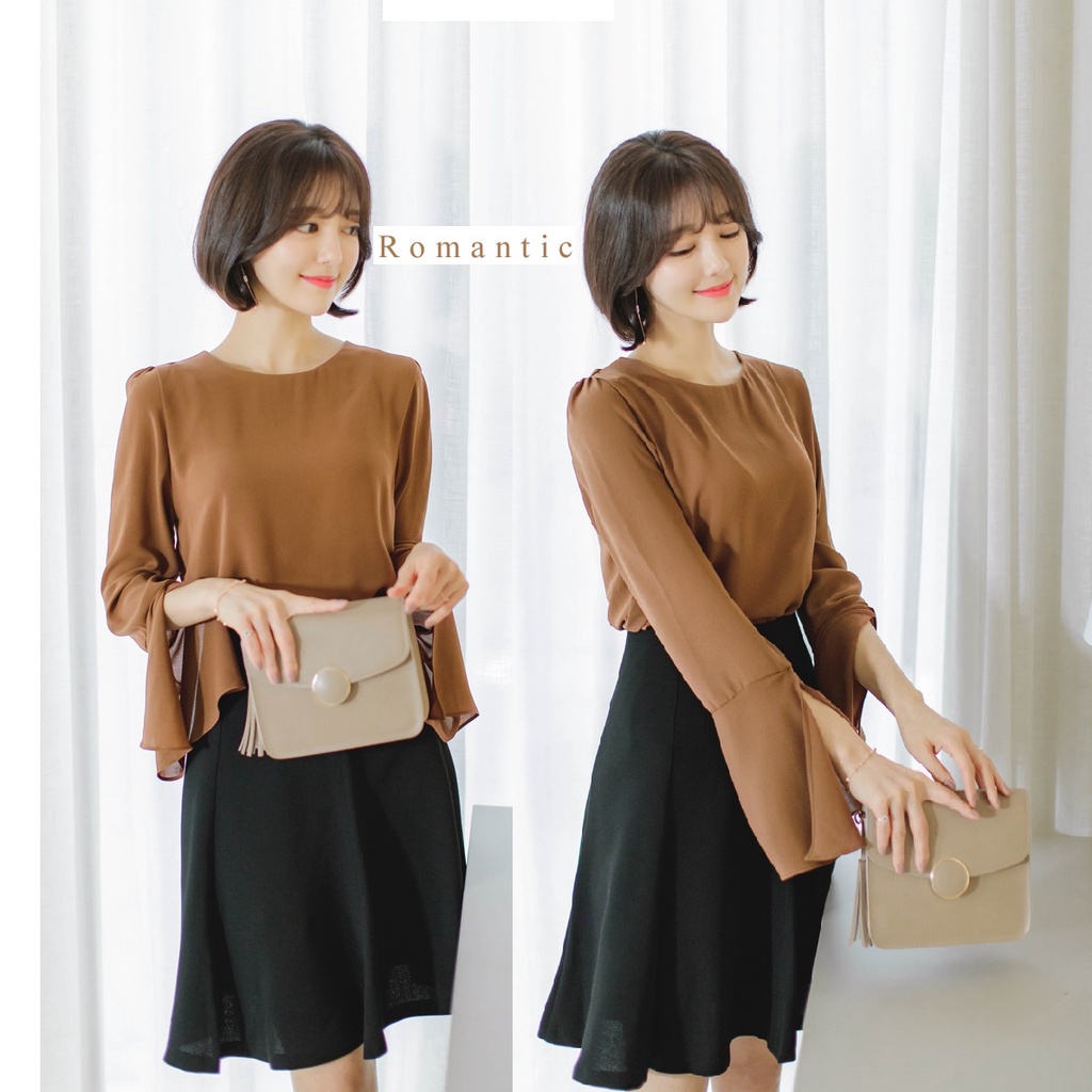 Chân váy chữ A Cao Cấp đẹp Lãng mạn style Hàn Quốc SK2104 KRfashion | BigBuy360 - bigbuy360.vn