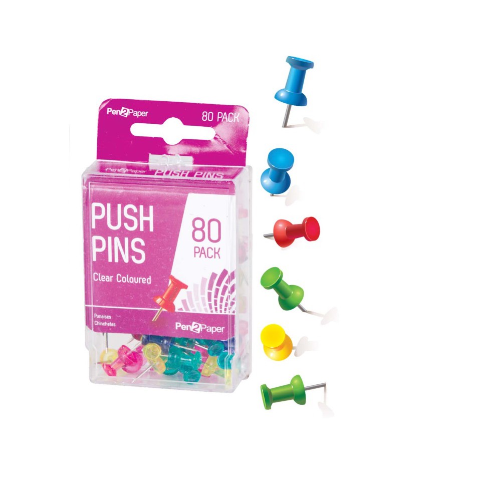 Hộp 80 Đinh Ghim Bảng Nhung Uncle Bills SG0418