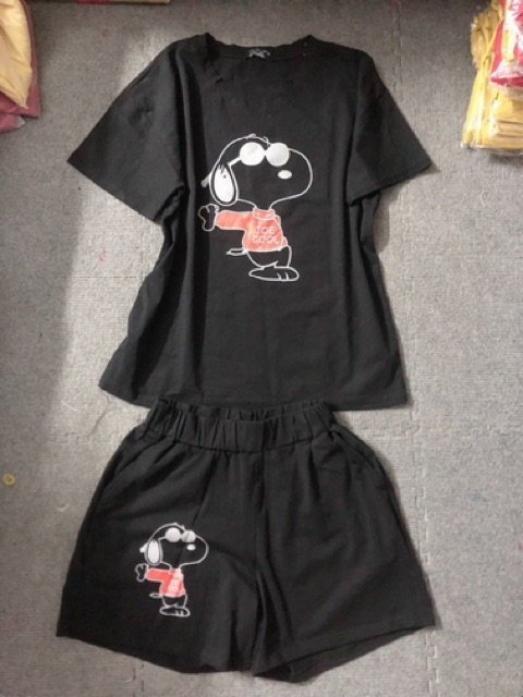 Bộ cotton mặc nhà