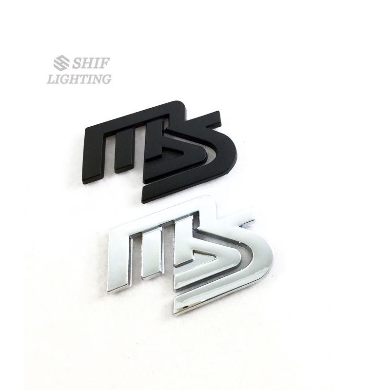 Sticker bằng kim loại họa tiết chữ MAZDASPEED MS dành cho xe hơi MAZDA