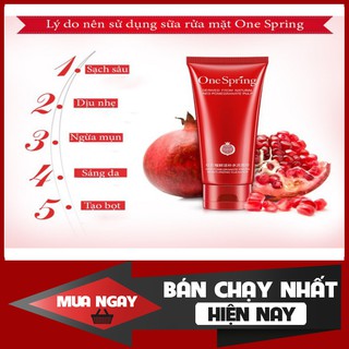 [🩸Chính Hãng🩸] Sửa Rửa Mặt Collagen Trắng Da Lựu Đỏ Chai 100ml
