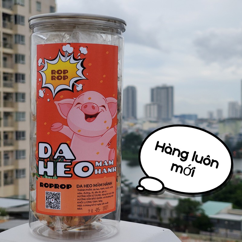 Da Heo Chiên Mắm Hành Roprop Hũ Pet 160g | BigBuy360 - bigbuy360.vn