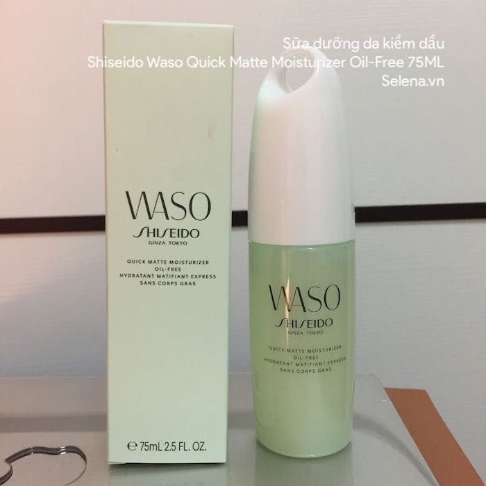 [DEAL SỐC]  Sữa dưỡng da kiềm dầu Shiseido Waso Quick Matte Moisturizer Oil-Free 75ML