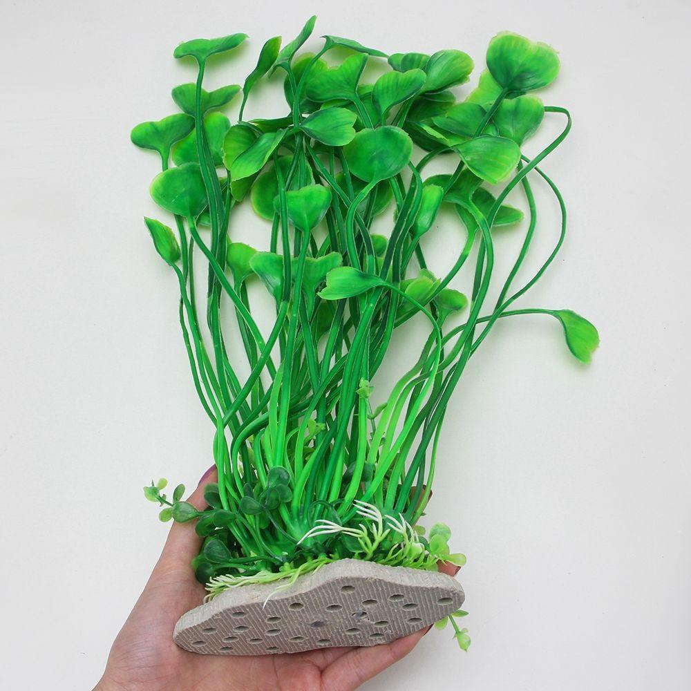 Cỏ Nhân Tạo Hình Trái Tim Trang Trí Bể Cá|Đáy Trang Trí Bể Cá Chất Lượng Cao