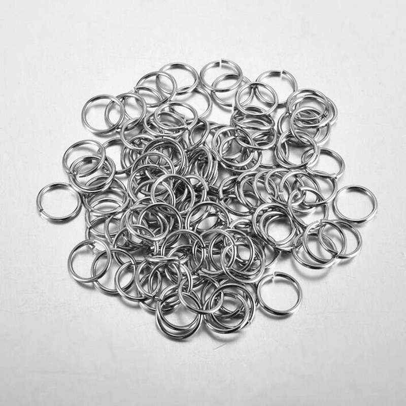 Bộ 200 Vòng Thép Không Gỉ 304 3 / 4 / 5 / 6 / 7 / 8 / 10mm