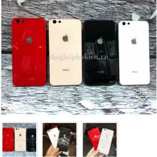 Ốp lưng kính cho iphone 6/ 6S viền cùng màu - Tráng gương sang trọng