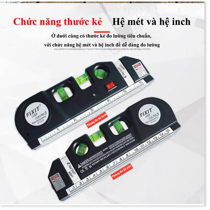 🇳 🇪 🇼®️ Thước nivo laser đa chức năng, thước dây + thước nivo + máy đo laser + bọt thủy chuẩn