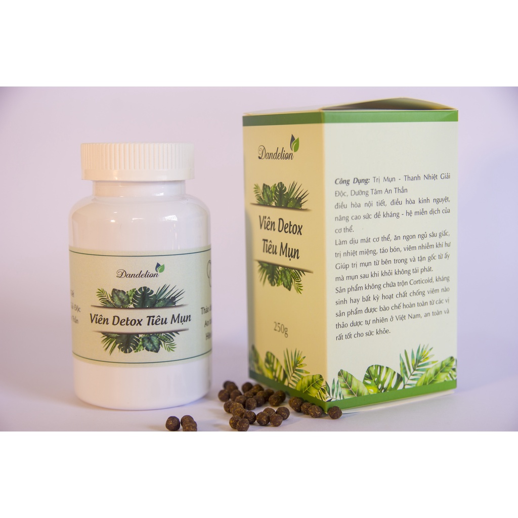 Viên uống Detox thanh nhiệt ngừa Mụn
