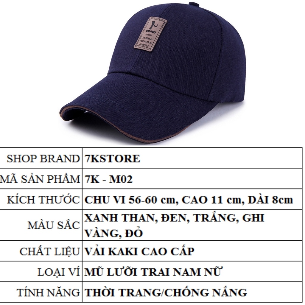 Mũ nón lưới trai đẹp giá rẻ thời trang phong cách Hàn Quốc 7K STORE M02 ...