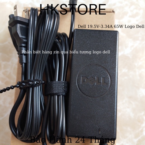 Sạc Laptop Dell 19.5V-3.34A 65W kim to Dell 3441 3442 3541 3542 14R 15R A840 3340 E5540 E6400 E6420 N4110 N5110 14z-5423