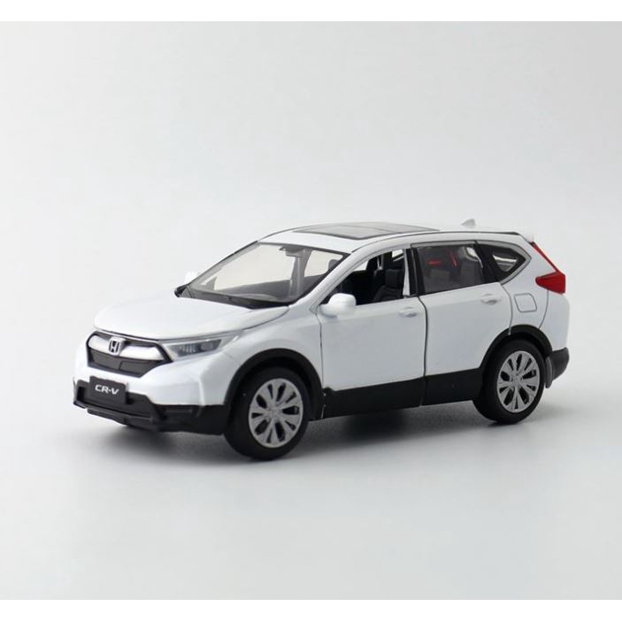 Mô hình xe ô tô Honda CRV 1:32 kim loại thu nhỏ oto đồ chơi trẻ em JKM quà tặng o to tĩnh cr-v mini trưng bày vỏ sắt