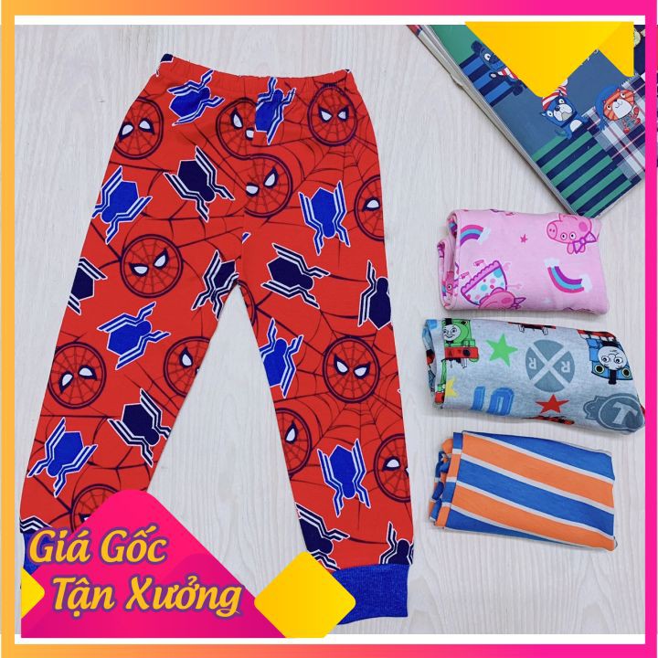 Quần Dài Trẻ Em - Quần Thun Cotton Mềm Mại Mùa Thu Đông Cho Bé - Hạnh Quảng Châu