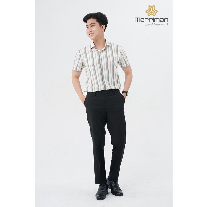 Quần tây đen cao cấp Merriman mã THMP053