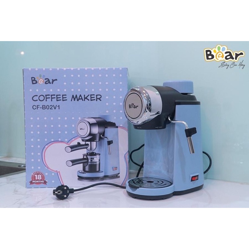 [Mã 154ELSALE2 giảm 7% đơn 300K] Máy pha cà phê Espresso Bear CF-B02V1 (KFJ-A02N1)