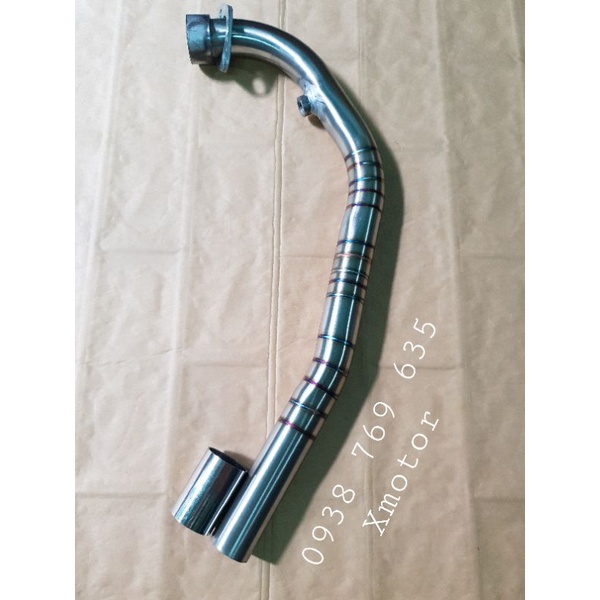 Cổ pô winer winer x sonic cổ inox 304 nối pô zin, tặng khâu nối pô.