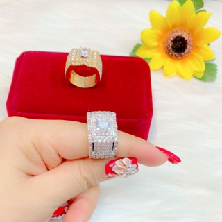 Nhẫn nam cao cấp dát vàng dát bạch kim