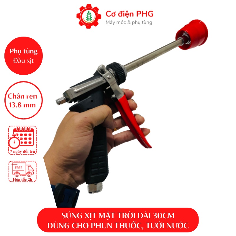 Súng Xịt Loa Đỏ 30cm dùng tưới cây, phun thuốc sâu, rửa xe, khử trùng | Hiệu Japan| Hàng Loại 1 Siêu Bền