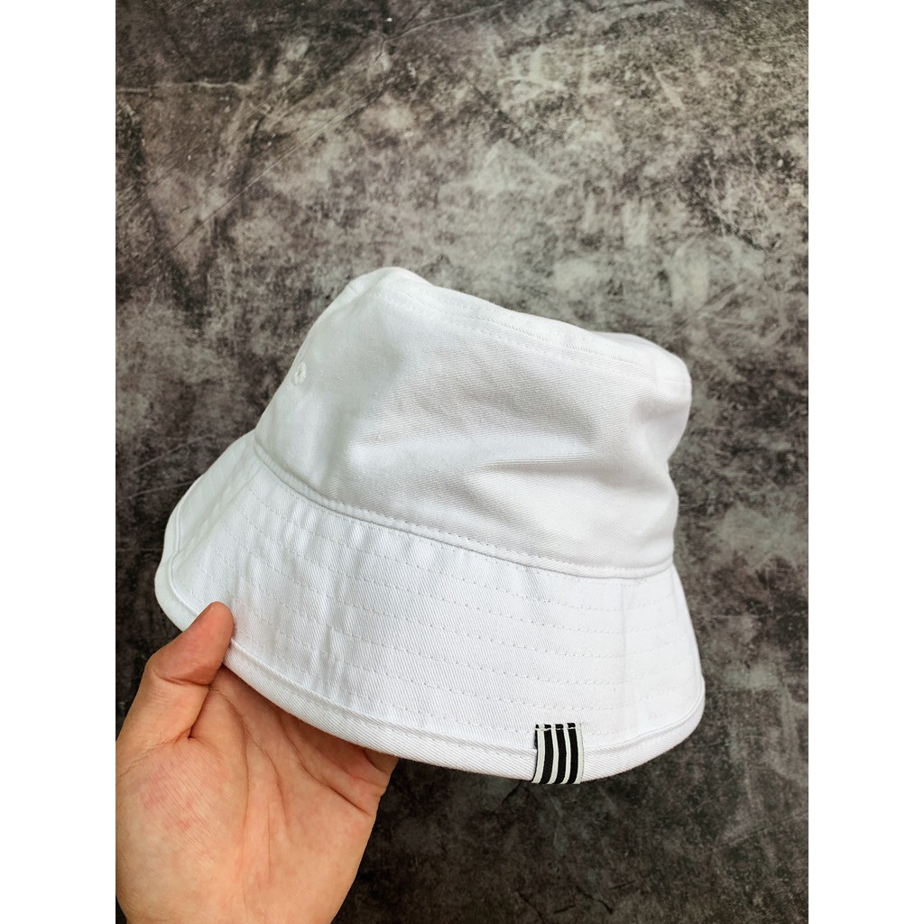 (💖 FREESHIP 💖) Mũ / Nón Tai Bèo Adidas Bucket Adicolor HAT - BK7350 White | HÀNG XUẤT DƯ 100% / CAMKEESTT CHẤT LƯỢNG