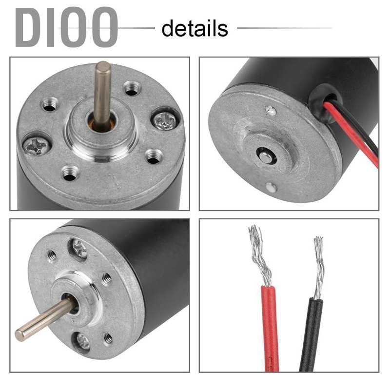 Động cơ chổi than từ tính DC 6v/ 12v/ 24v 3500rpm-8000rpm 31zy