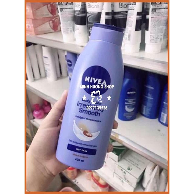 Sữa Dưỡng Thể NIVEA cấp ẩm , dưỡng trắng , chống lão hoá chai 400ml