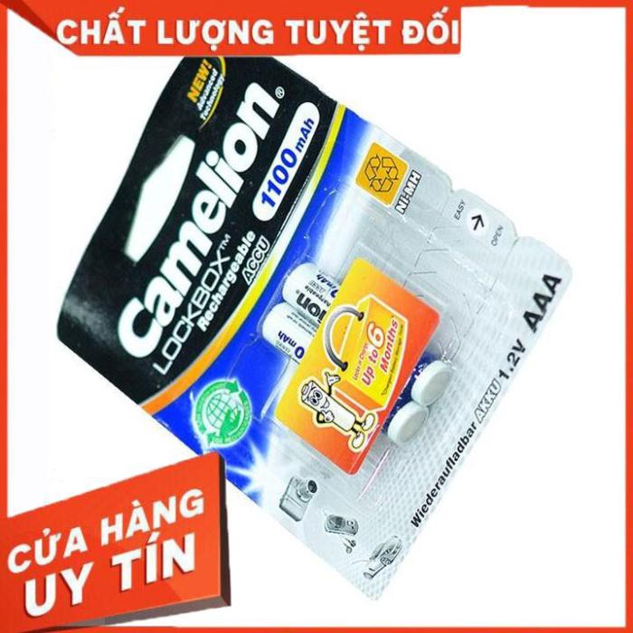 Bộ 2 Pin Sạc AA CAMELION 1100mAh Cao Cấp