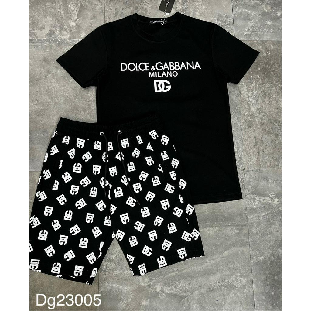 Bộ Quần Áo DG Nam Thêu Chữ Ngực Siêu Đẹp - Bộ Quần Áo DG Nam Chất Cotton Cực Mát