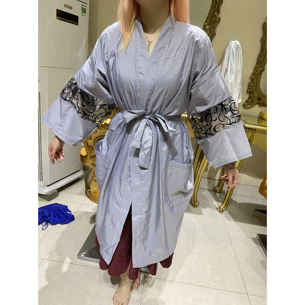 áo choàng cắt tóc nữ