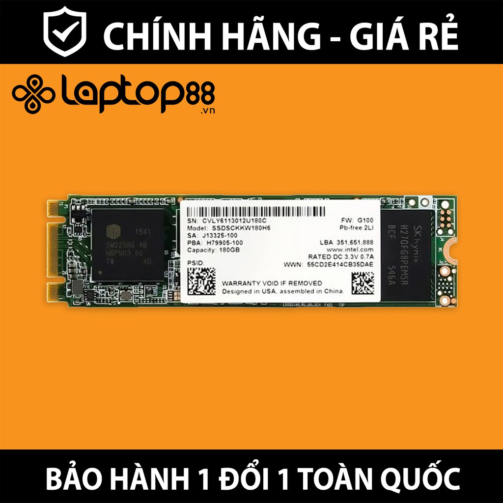 Ổ cứng SSD M.2 2280 SATA Intel 540s - Bảo hành 36 tháng 1 đổi 1